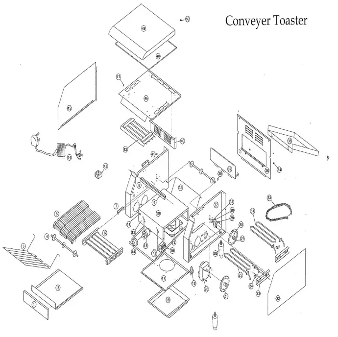 HENDI Conveyer toaster - 1