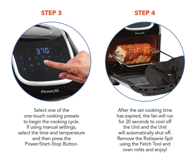 PowerXL K50701 Rottiserie Recipes 3 4