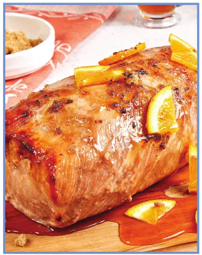 PowerXL K50701 Rottiserie Recipes - Bourbon Rotisserie Pork Roast