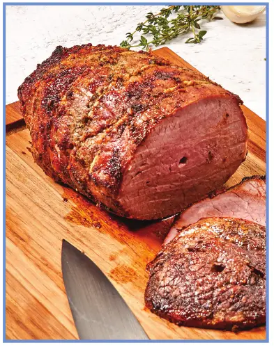 PowerXL K50701 Rottiserie Recipes - Rotisserie Roast Beef