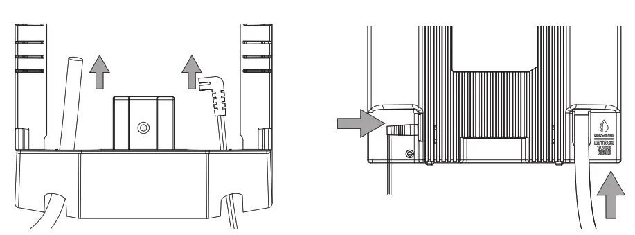 PINGI VIDA 2 CXTV-N1000EU Dehumidifier Set - 5. Plug the DC connector into the device