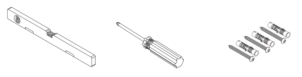 PINGI VIDA 2 CXTV-N1000EU Dehumidifier Set - Use a screwdriver to install the screws