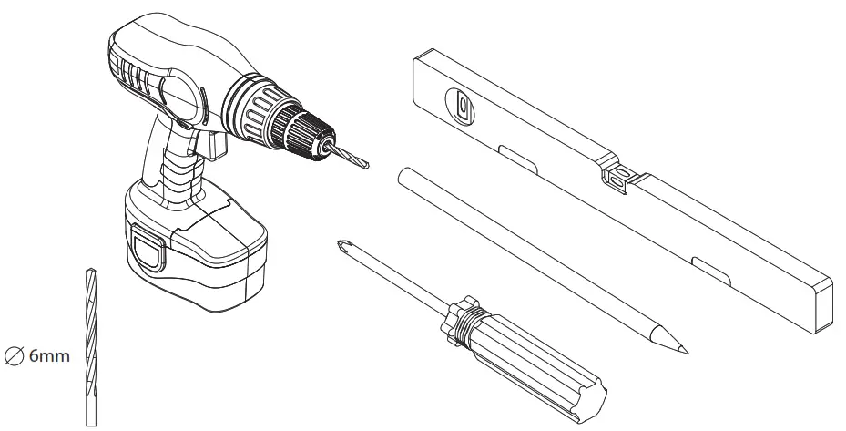 PINGI VIDA 2 CXTV-N1000EU Dehumidifier Set - WALL MOUNT INSTALLATION 1
