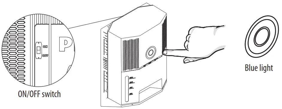 PINGI VIDA 2 CXTV-N1000EU Dehumidifier Set - automatic shut-off functio