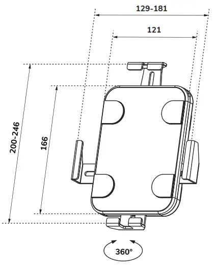 Neomounts WL15 625WH1 Tablet Mount - Figure 1