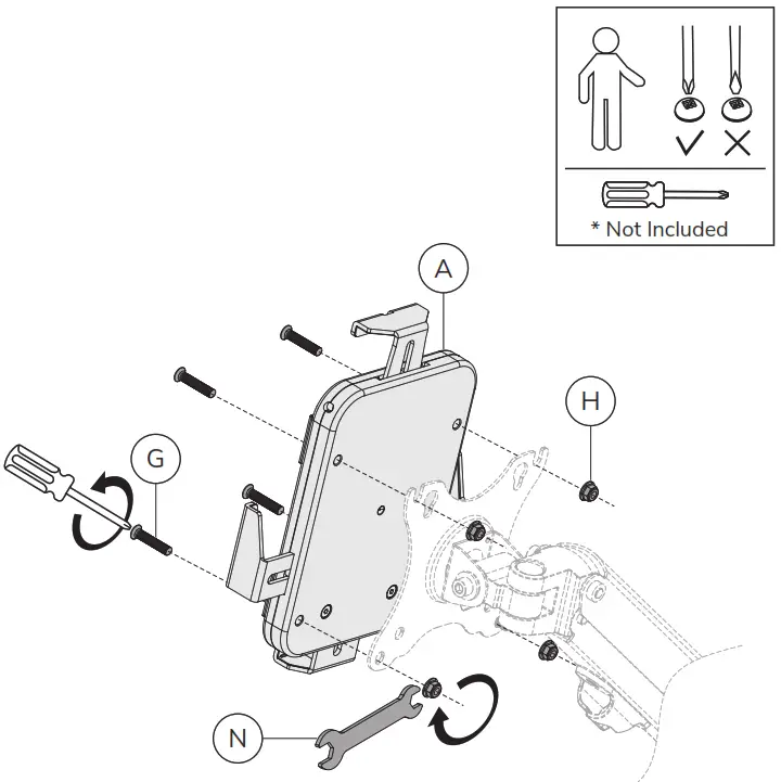 Neomounts WL15 625WH1 Tablet Mount - Figure 6