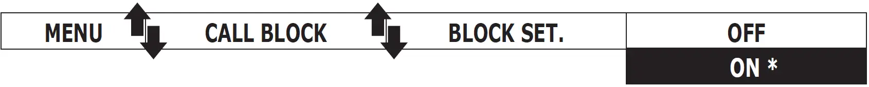 Alcatel S250 Easy Call-Block Function 12