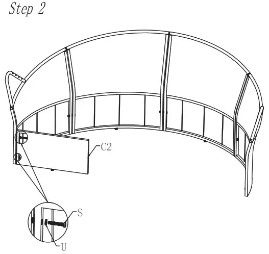 Garden Gear G3720 G3869 Rattan Daybed - Assembly 5