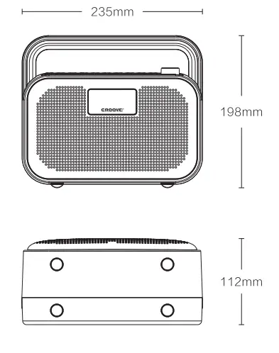 CROOVE-CR-2714-Boombox-Karaoke-with-Wireless-Microphone-FIG- 9