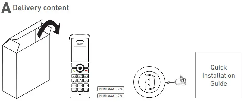 snom M25 DECT Handset - Fig