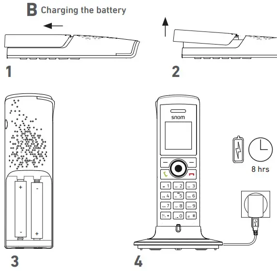 snom M25 DECT Handset - Fig1