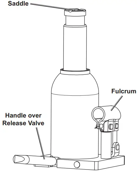 PITTSBURGH AUTOMOTIVE 56735, 56738 Low Profile Heavy Duty Bottle Jack - Figure 5