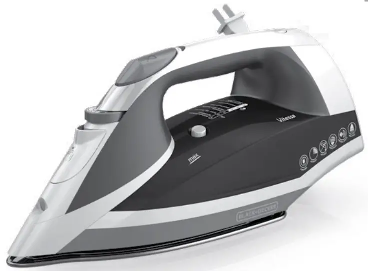 BLACK DECKER ICR2010 Advanced Steam Cord Reel Iron