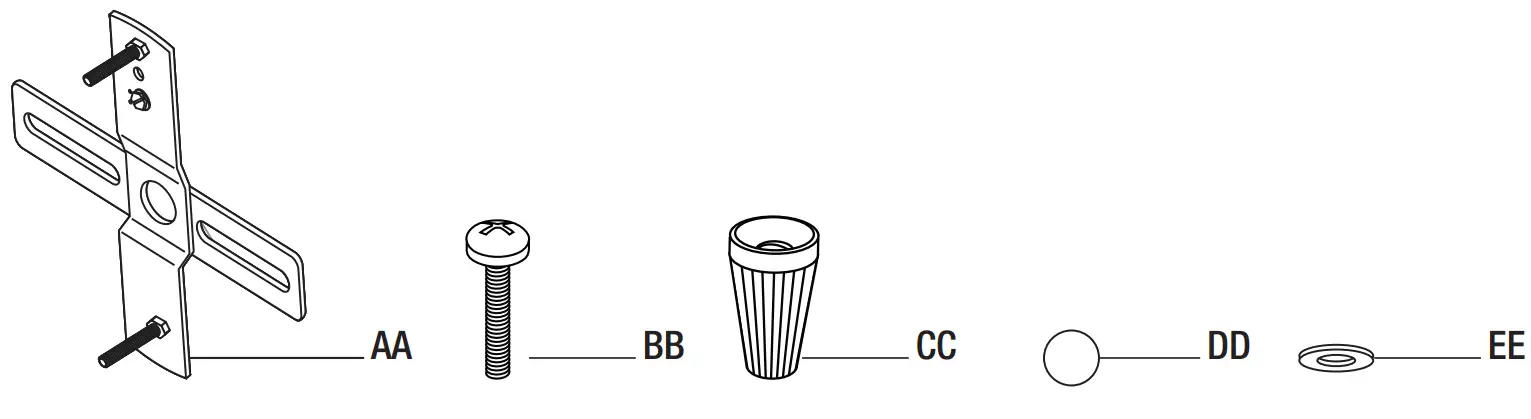 HAMPTON BAY 51130T BK Granby Outdoor Wall Lantern 2-Pack - fig 2