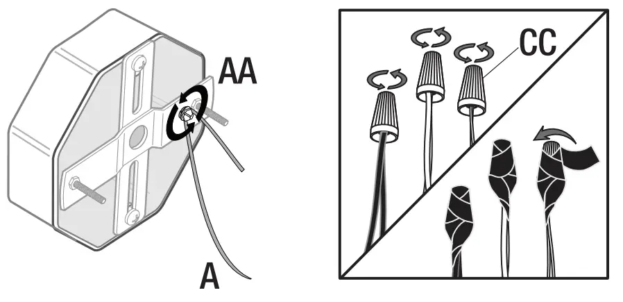 HAMPTON BAY 51130T BK Granby Outdoor Wall Lantern 2-Pack - fig 5