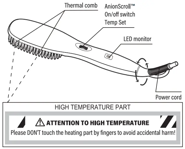 BeKind Anion B08M5GDV1Y Hair Straightener -FIG4