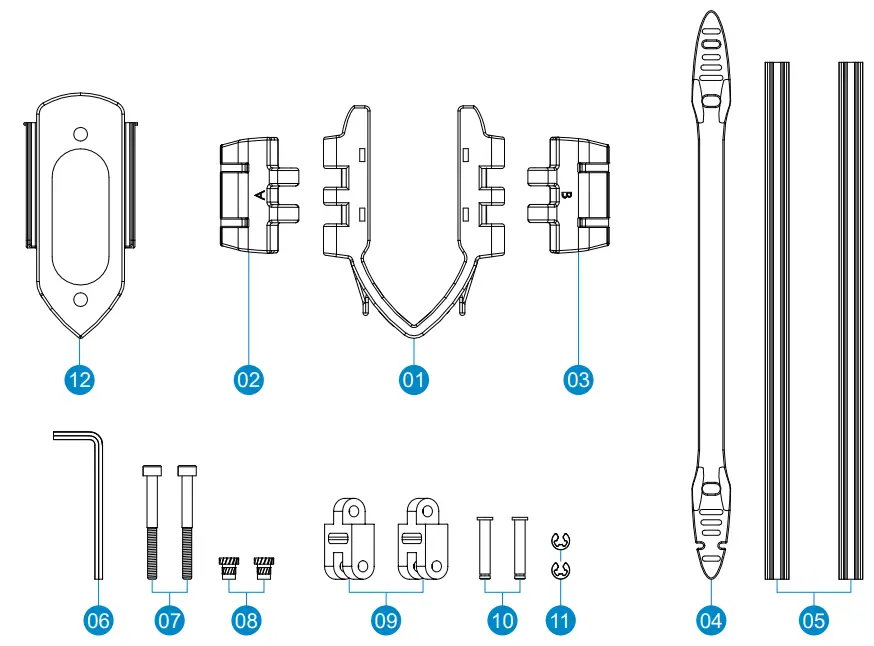 PROFILE DESIGN HSF Aerodrink BTA Tilt Bracket - fig 1