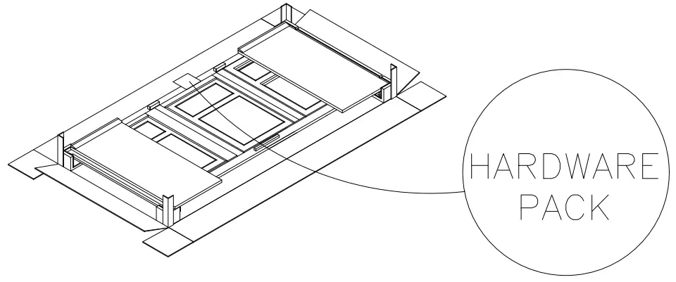 ASHLEY W647 38 Bolanburg 60 Inch TV Stand - fig 1