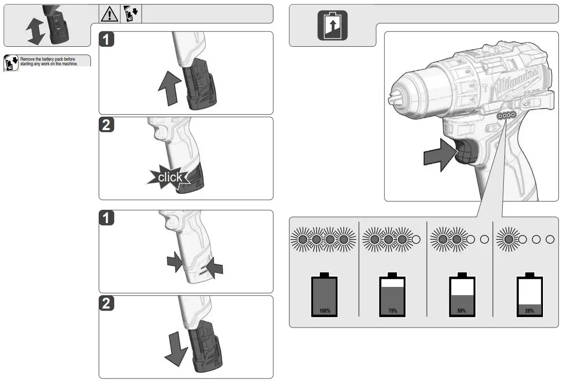 milwaukee M12 FDD2 Li-Ion RedLithium Brushless Cordless Percussion Drill - fig 2