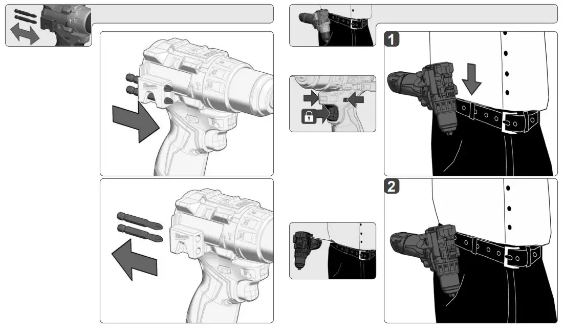 milwaukee M12 FDD2 Li-Ion RedLithium Brushless Cordless Percussion Drill - fig 7