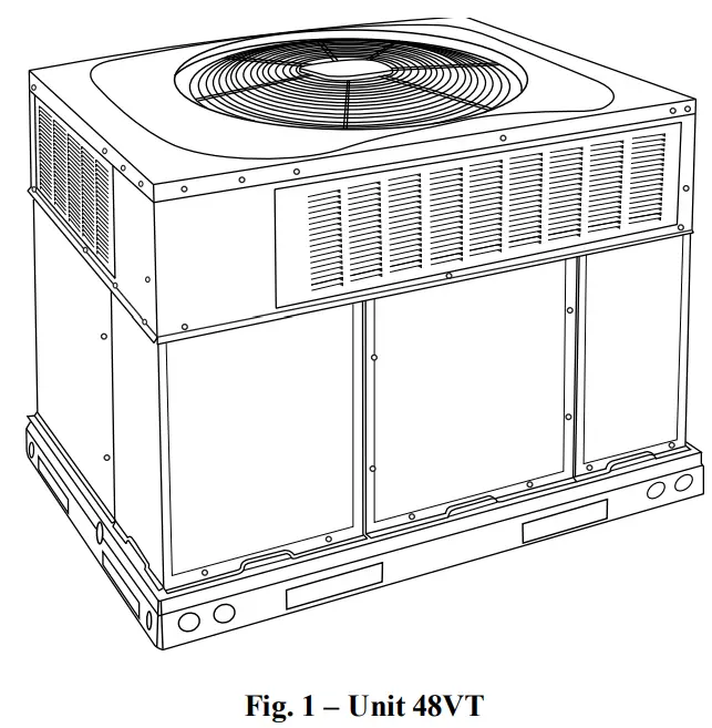 Carrier 48VT Comfort 13 4 SEER2 Single Phase