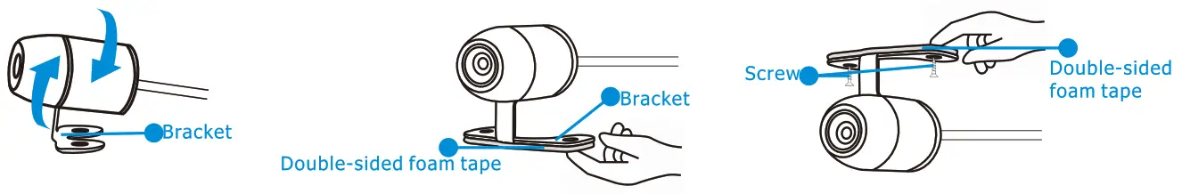 VSYSTO D6 Motorcycle Video Driving Recorder No Screen Dash Cam 2 Channels Lens - Figure 11