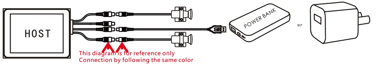 VSYSTO D6 Motorcycle Video Driving Recorder No Screen Dash Cam 2 Channels Lens - Figure 7