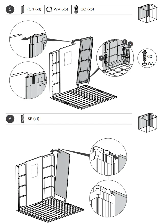KeTer Factor Shed 6x6ft Brown - fig 22