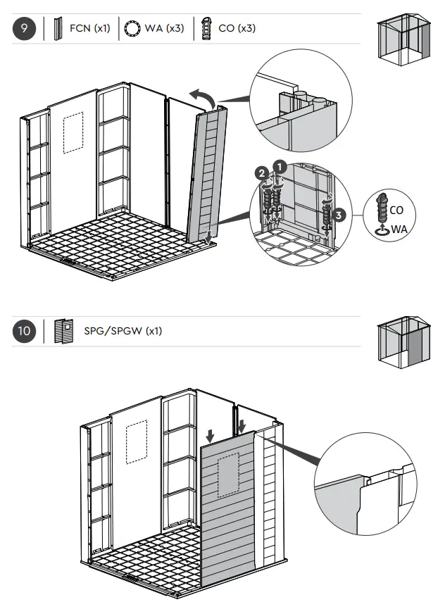 KeTer Factor Shed 6x6ft Brown - fig 24