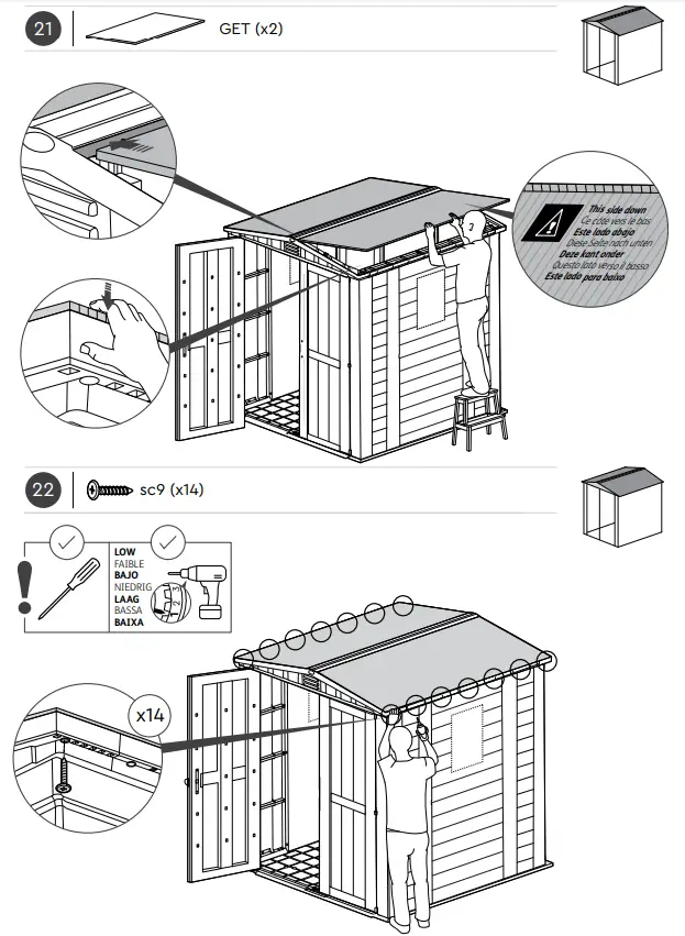 KeTer Factor Shed 6x6ft Brown - fig 30
