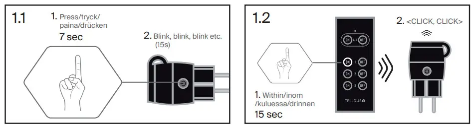 telldus 14732 remote controlled outdoor outlet - figure 1