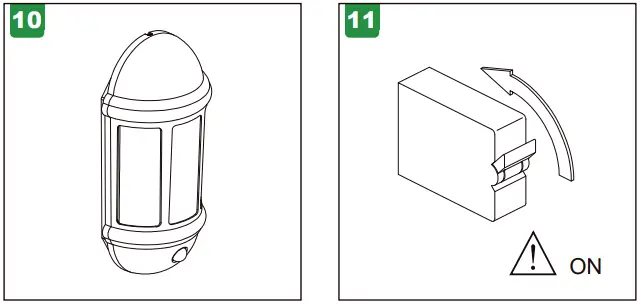 4lite 4L2 3410 Outdoor IP65 Half Wall Lantern Black - FIGURE 2