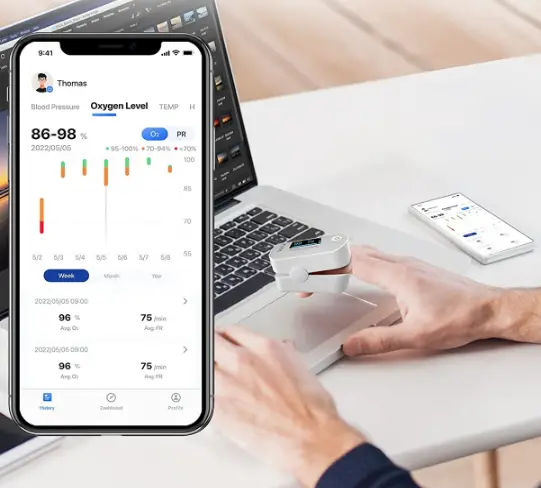 Wellue-FS20F-Pulse-Oximeter-Fingertip-Saturation-Monitor-fig-3