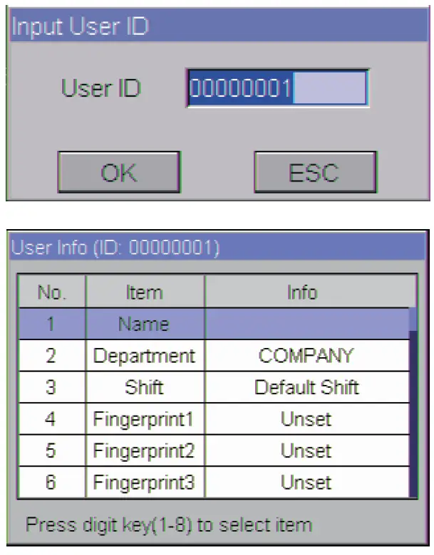 deli E3960 Fingerprint Attendance Machine 3