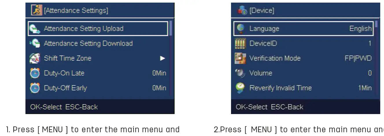 deli E3960 Fingerprint Attendance Machine 4