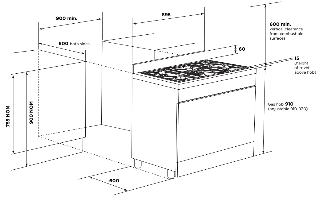 Westinghouse WFE915SD 90cm Freestanding Cooker --