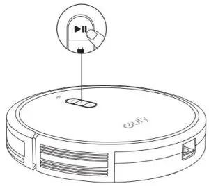 FIG 22 Start or Pause Cleaning
