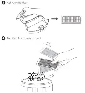 FIG 36 Clean the Dust Collector and Filter