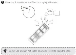 FIG 37 Clean the Dust Collector and Filter