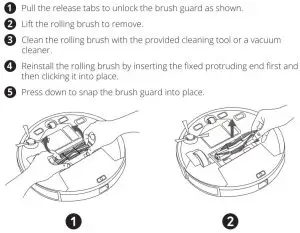 FIG 41 Clean the Rolling Brush