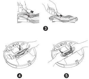 FIG 42 Clean the Rolling Brush