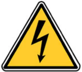 Electric warning Icon