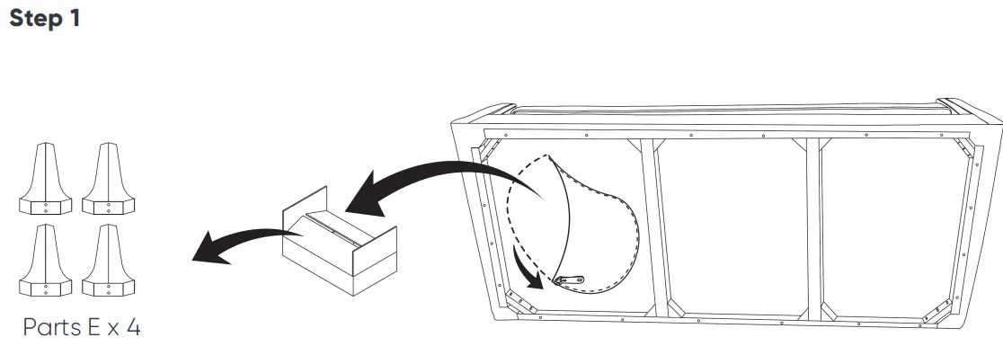 MATT BLATT Melrose 3-seater Sofa assembly-1