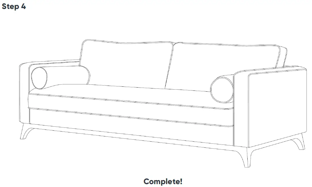 MATT BLATT Melrose 3-seater Sofa assembly-4