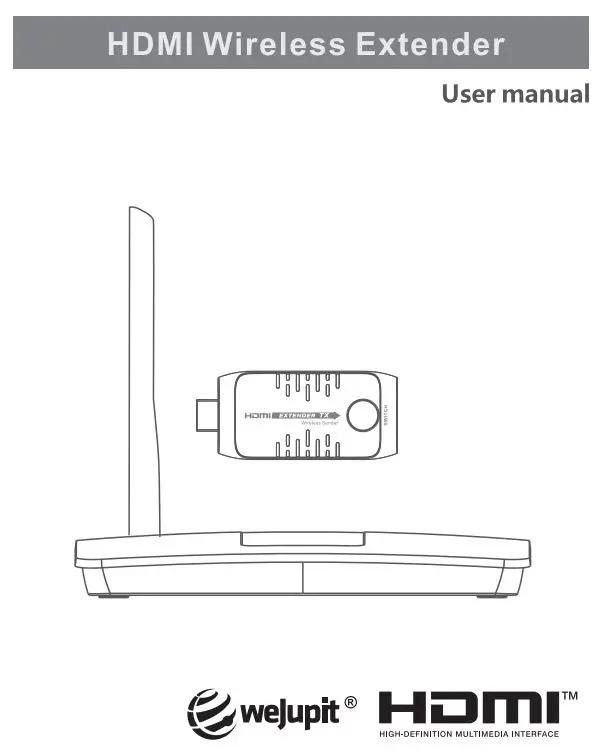 weJupit WJEXT15-3 10×1 Wireless Group Meeting Presentation System User Manual