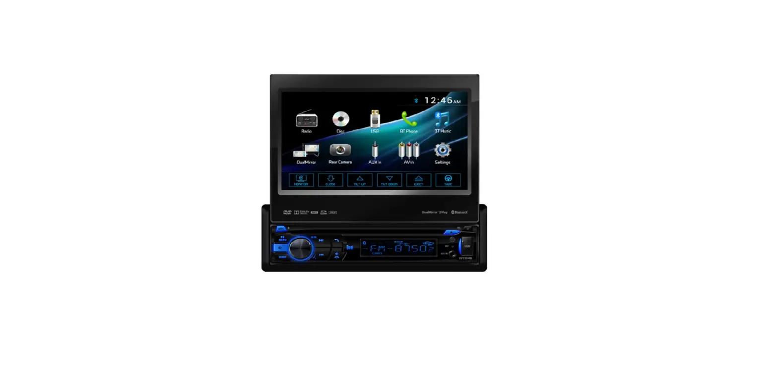 Dual Dv735mb Dvd Multimedia Receiver With 7