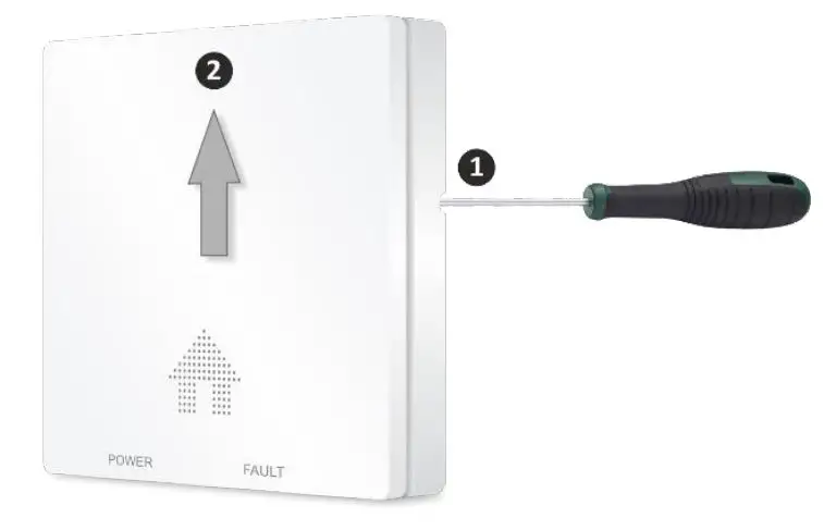 ELRO Carbon Monoxide Alarm - Removal