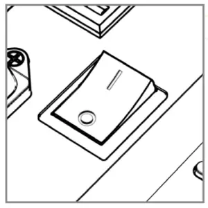 Turn off its switch.