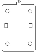 ZOSI C301 Wire-Free Battery Camera System - Mounting Base