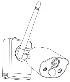 ZOSI C301 Wire-Free Battery Camera System - camera